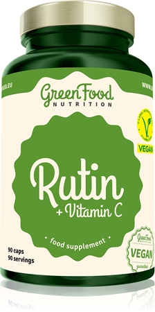 GreenFood Nutrition Rutin + Vitamin C kapsle s vitaminem C