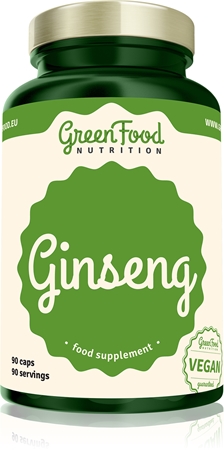 GreenFood Nutrition Ginseng kapsle s ženšenem