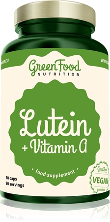 GreenFood Nutrition Lutein + Vitamin A kapsle pro podporu zdraví zraku