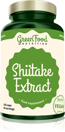 GreenFood Nutrition Shiitake Extract Kapseln von einem edlen Pilz