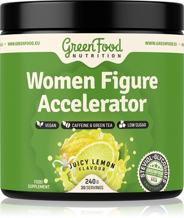 GreenFood Nutrition Women Figure Accelerator prášek pro podporu spalování tuků