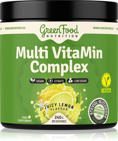 GreenFood Nutrition Multi VitaMin Complex prášek s multivitamínovým komplexem