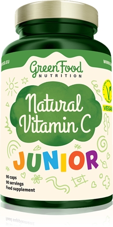GreenFood Nutrition Junior Vitamin C, D3 & Zinc vitamines et minéraux pour soutenir le système immunitaire