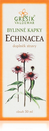 Grešík Echinacea gouttes de plantes médicinales pour soutenir le système immunitaire