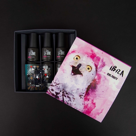 Grey Owl GO Ibiza set lakov za nohte ob uporabi UV-/LED-lučke