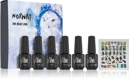 Grey Owl GO Norway Set Set mit Nagellacken (Verwendung mit einer UV/LED-Lampe)