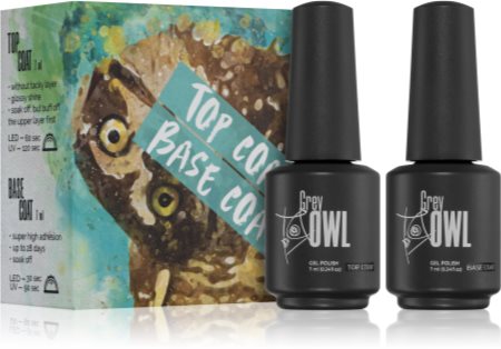 Grey Owl GO Top & Base base e top coat per unghie