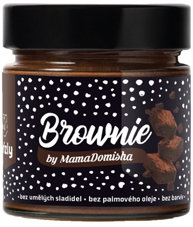 Grizly Brownie by MamaDomisha orechová nátierka s čokoládou