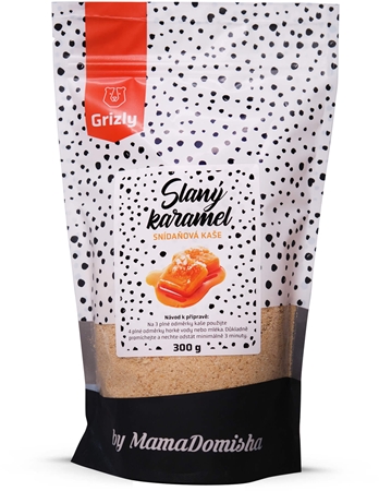 Grizly Slaný karamel by MamaDomisha instantní kaše bez lepku