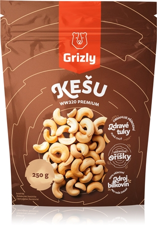 Grizly kešu oriešky Natural orechy natural