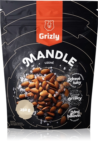 Grizly Mandle uzené ořechy uzené