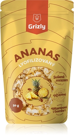 Grizly Ananász liofilizált szárított gyümölcsök
