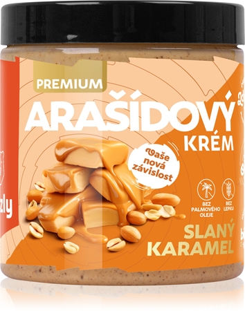 Grizly Arašídový krém Slaný karamel ořechová pomazánka