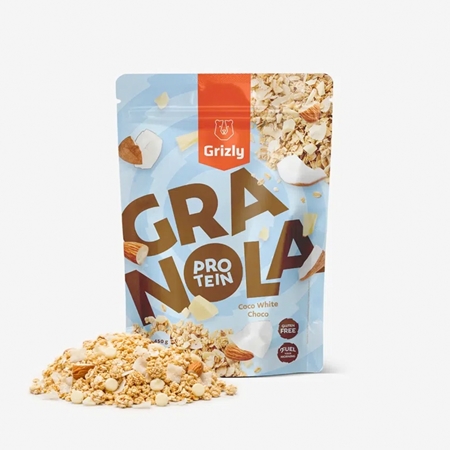 Grizly Granola Coco White Choco granola bez lepku