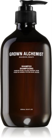 Grown Alchemist Damask Rose vyživující šampon pro obnovu a posílení vlasů