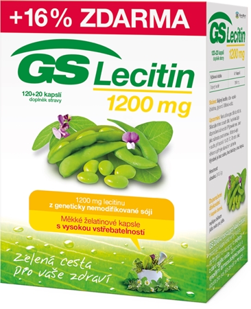 GS Lecitin Nahrungsergänzungsmittel zur Aufrechterhaltung eines normalen Cholesterinspiegels