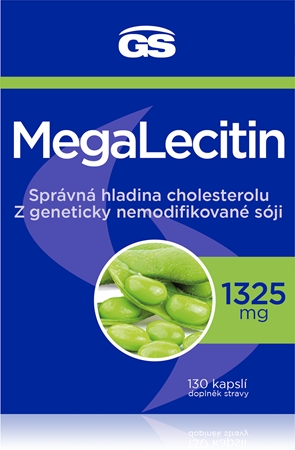 GS Megalecitin 1325 mg kapsuly na podporu funkcie mozgových buniek