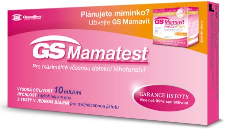 GS Mamatest 10 tehotenský test