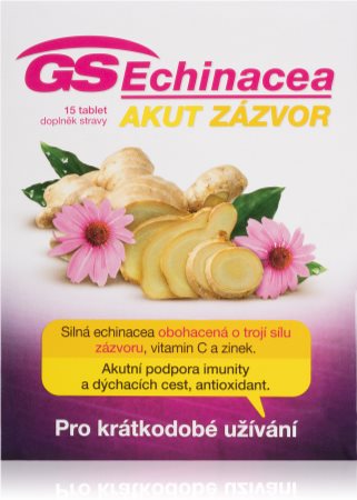 GS Echinacea Akut zázvor tablety pro podporu imunitního systému