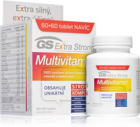 GS Extra Strong Multivitamin tablety s multivitamínovým komplexem