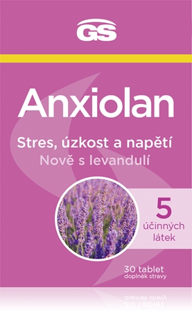 GS Anxiolan tablety pro úlevu od stresu a emoční komfort