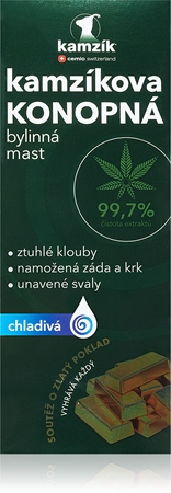 Cemio Kamzík cooling hemp ointment pomata alla canapa con effetto rinfrescante