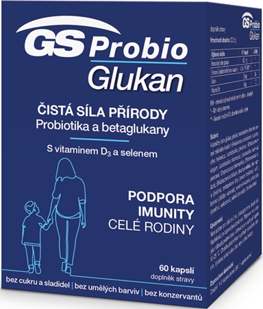 GS ProbioGlukan kapsle s probiotiky