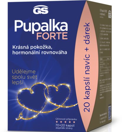 GS Pupalka Forte
 dárkové balení kapsle pro podporu správné hormonální činnosti