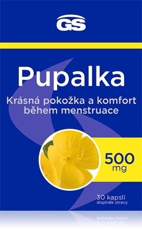 GS Pupalka Forte s vitamínom E kapsuly pre pokojnú menštruáciu