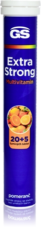 GS Extra Strong Multivitamin šumivé tablety s multivitamínovým komplexem