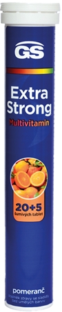 GS Extra Strong Multivitamin šumivé tablety s multivitamínovým komplexem