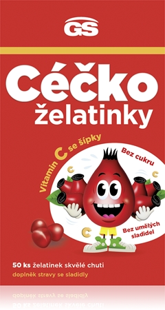 GS Céčko so šípkami žuvacie tablety s vitamínom C