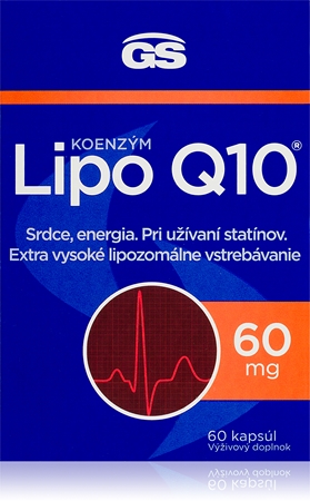 GS Koenzym Lipo Q10 60 mg kapsle s koenzymem Q10