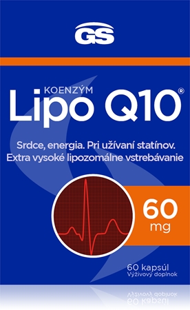 GS Koenzym Lipo Q10 60 mg kapsle s koenzymem Q10