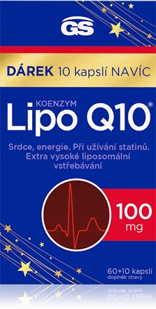 GS Koenzym Lipo Q10 100 mg kapsle pro zdravé srdce a cévy