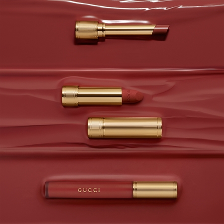 Gucci Gucci Beauty Rouge de Beauté Brillant drėkinamieji lūpų dažai