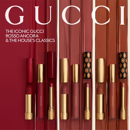 Gucci Gucci Beauty Rouge de Beauté Brillant drėkinamieji lūpų dažai