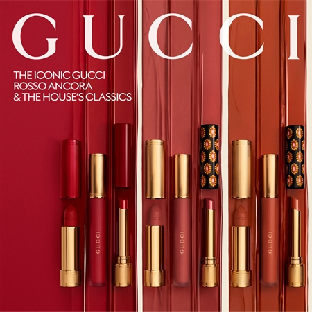 GUCCI 口紅 ROUGE DE BEAUTÉ BRILLANT セット Gucci Gucci Beauty Rouge de Beauté Brillant batom hidratante