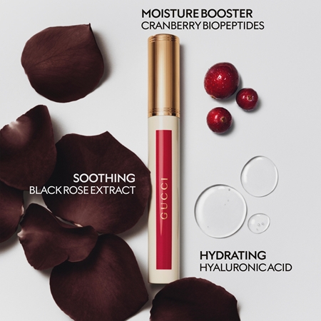 Gucci Gucci Beauty Glow Oil-In-Water Tint Liquid Lipstick moisturising glossy liquid lipstick