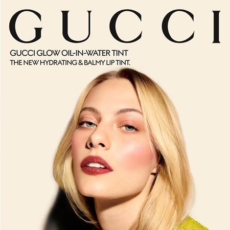 Gucci Gucci Beauty Glow Oil-In-Water Tint Liquid Lipstick moisturising glossy liquid lipstick