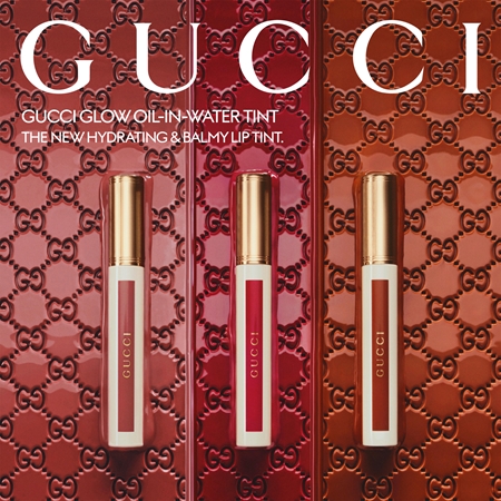 Gucci Gucci Beauty Glow Oil-In-Water Tint Liquid Lipstick moisturising glossy liquid lipstick