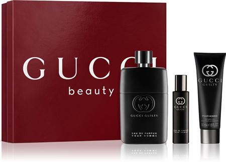 gucci guilty pour homme woda perfumowana 90 ml   zestaw  