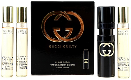 Gucci Guilty eau de toilette pentru femei 4 x 15 ml (1x reincarcabil + 3x rezerva)
