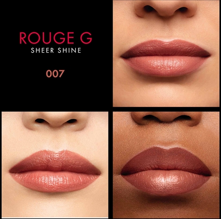 GUERLAIN Rouge G de Guerlain Sheer Shine hydratační lesklá rtěnka