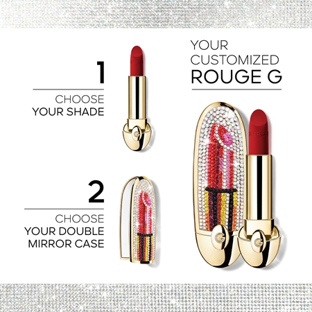 GUERLAIN Rouge G Double Mirror Jewel Case pouzdro na rtěnku se zrcátkem