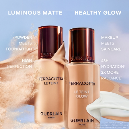 GUERLAIN Terracotta Le Teint Glow Illuminating Liquid Foundation for a natural look