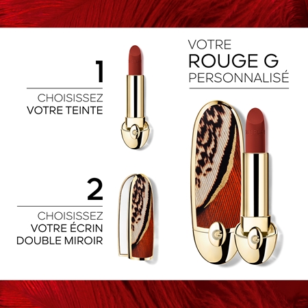 GUERLAIN Majestic Feathers Rouge G rouge à lèvres de luxe édition limitée