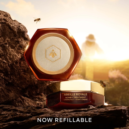 GUERLAIN Abeille Royale Honey Treatment Night Cream crème de nuit raffermissante anti-rides rechargeable