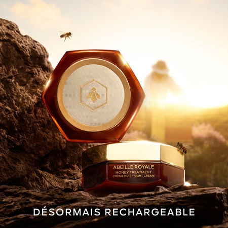 GUERLAIN Abeille Royale Honey Treatment Night Cream crème de nuit raffermissante anti-rides Recharge