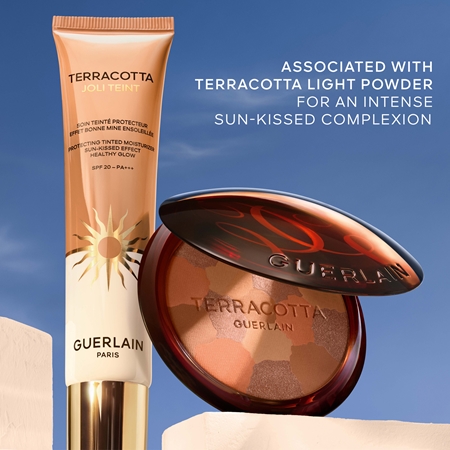 GUERLAIN Terracotta Joli Teint Protecting Tinted Moisturizer Brightening Foundation for Natural Look SPF 20